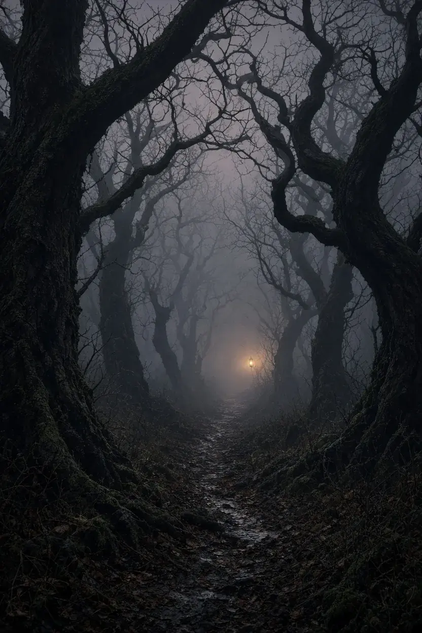 THE WOODS — the path changes behind you