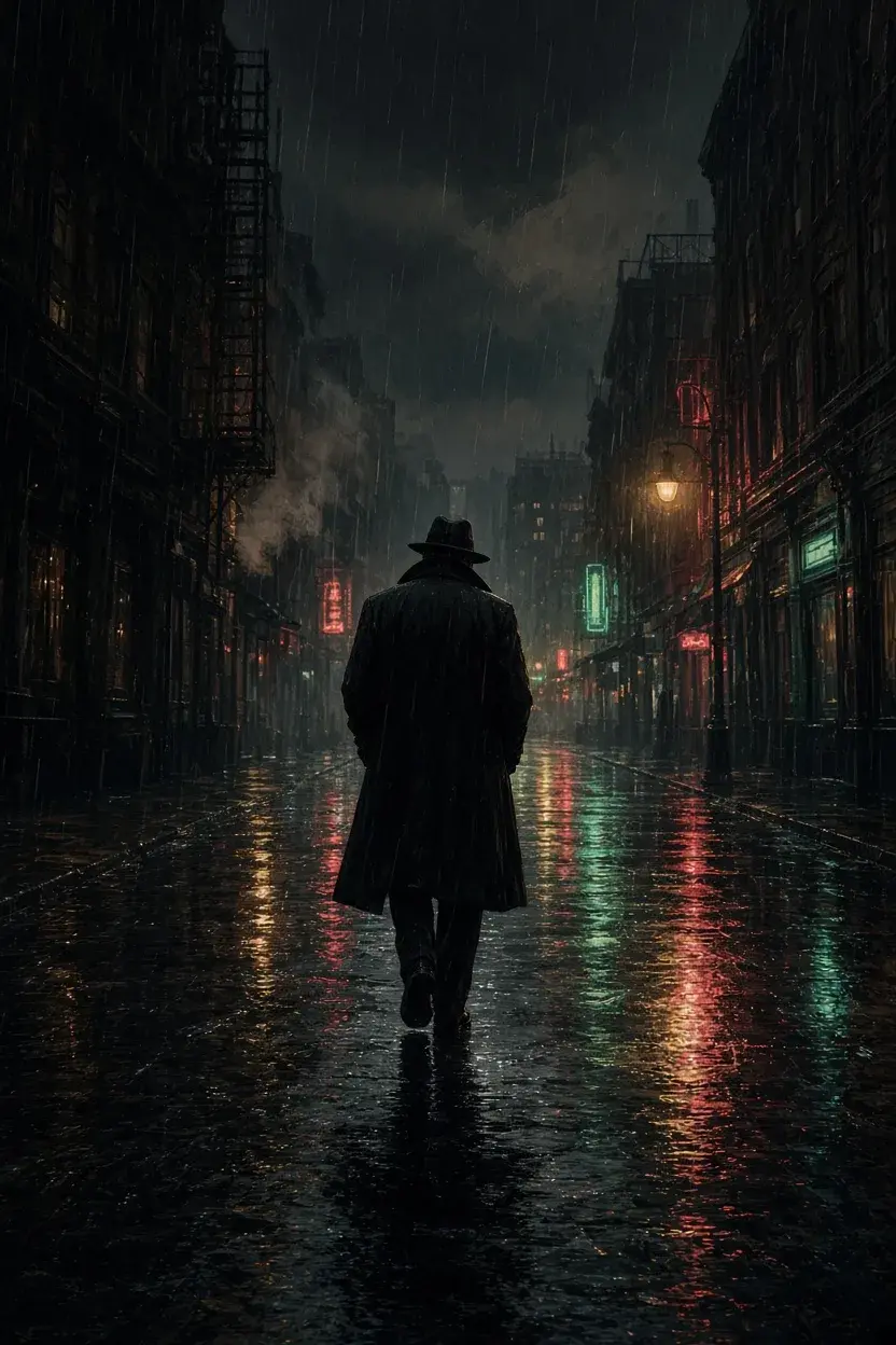 A generated noir story world
